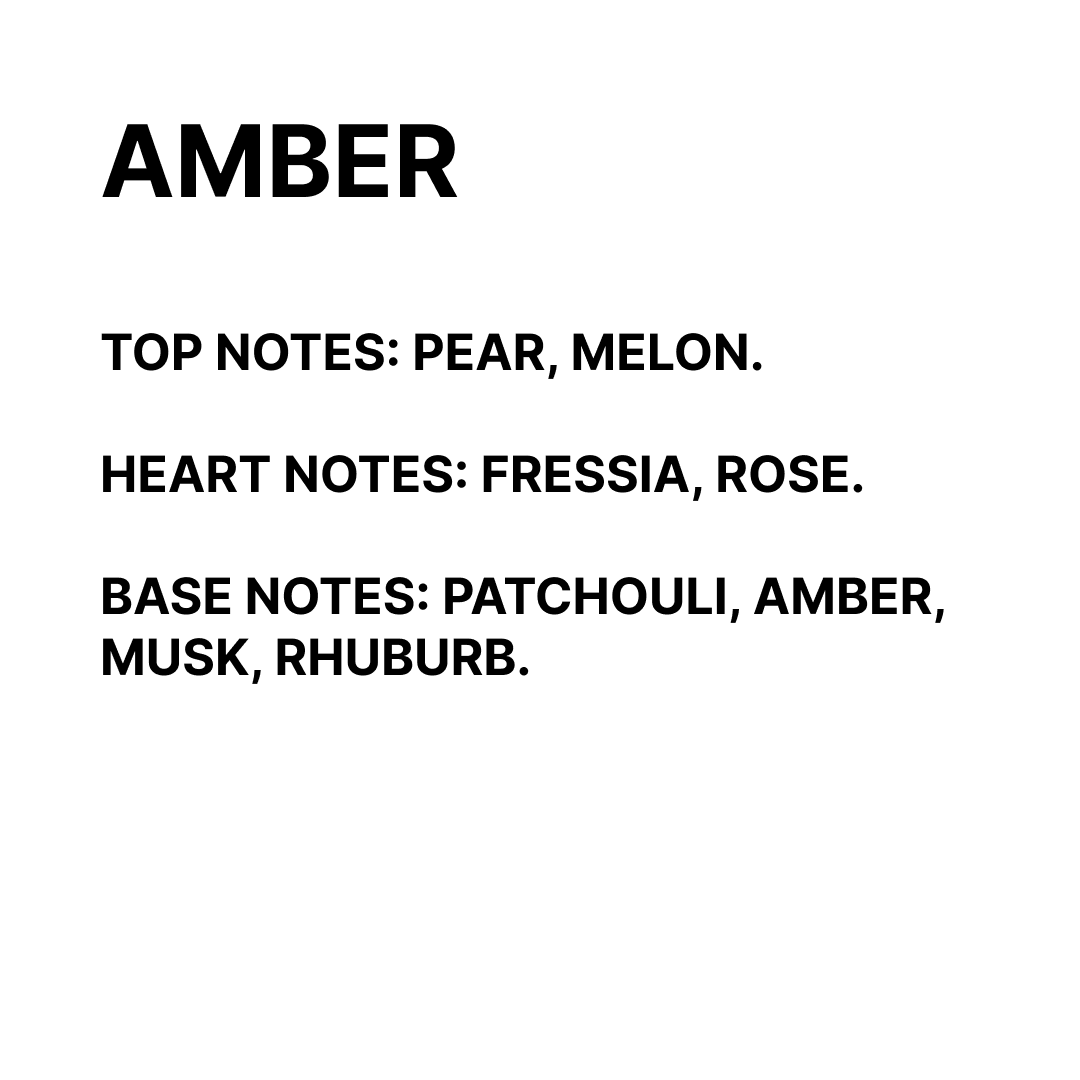 Amber - Eau de parfum 50ML